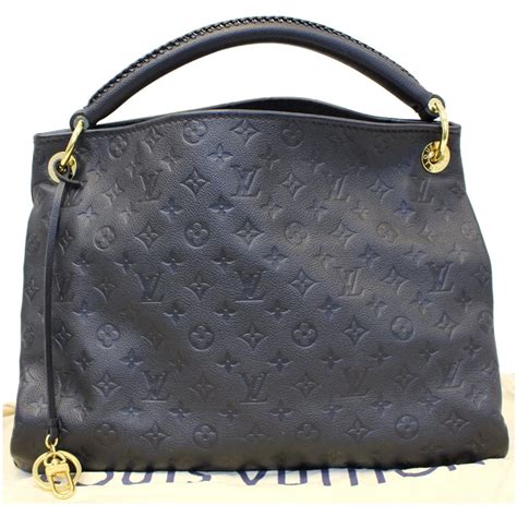lv black leather shoulder bag
